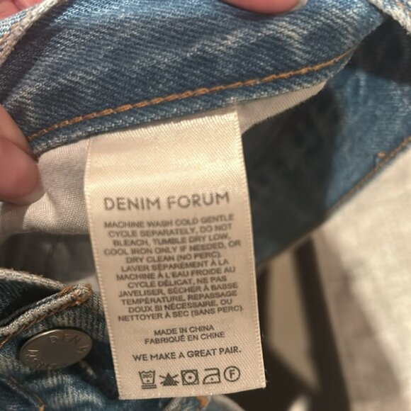 ARITZIA DENIM FORUM The Joni High Rise Loose 32l - Picture 16 of 16